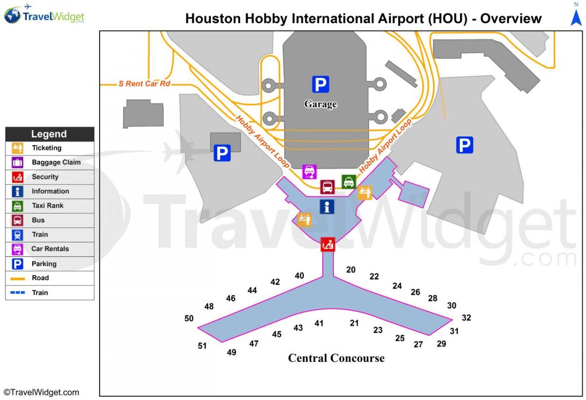 Houston airport terminal mape