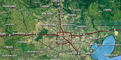 Radarovú mapu Houston