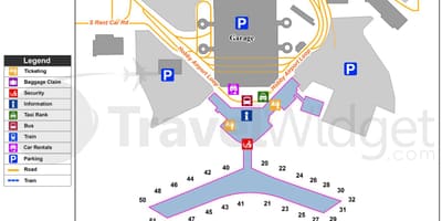 Houston airport terminal mape