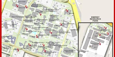 Mapa university of Houston